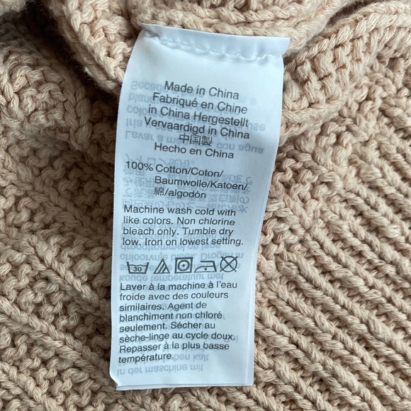 Light pink Madewell Bobble pullover sweater, size L. Excellent, barely worn cond - Picture 7 of 10